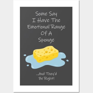 Emotional Range of a Sponge Posters and Art